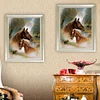 Horses-Partial Round Diamond Painting