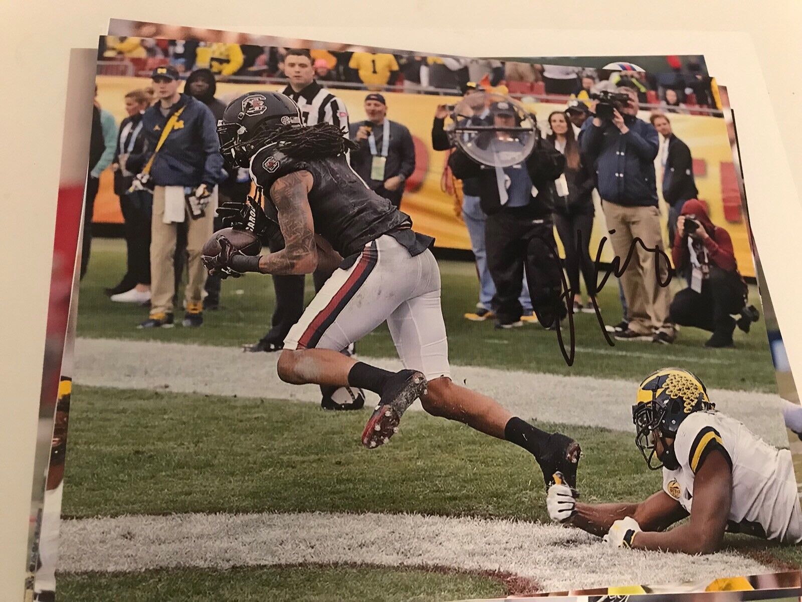 Jamarcus King South Carolina signed autographed 8x10 football Photo Poster painting E