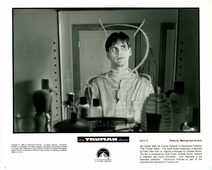 Jim Carrey The Truman Show Original Press 8X10 Photo Poster painting