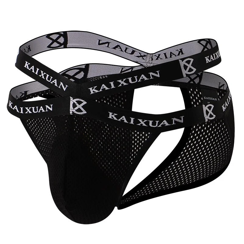 Aonga  Men's  Lingerie Backless Thong T Back Buttocks Thong Underwear G String Penis Bag Panties Enhanced   Sissy Bikini aonga