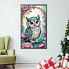 (US Only)Partial AB Diamond Painting - Full Round Drill - Owl (Canvas|45*75cm)