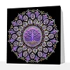 DIY Pearl Painting Mandala for Home Wall Decor with Frame(25x25cm)