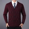 Men's Thick Warm Cardigan Sweater