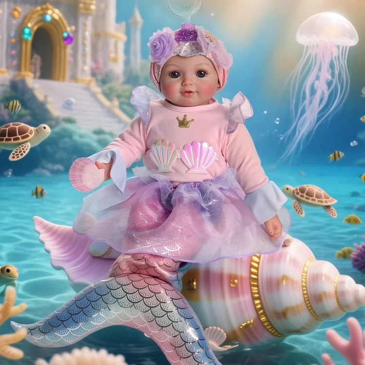 Babeside Smiling Reborn Baby Winter&nbsp;17" Poseable & Structured Newborn Healing of the Heart