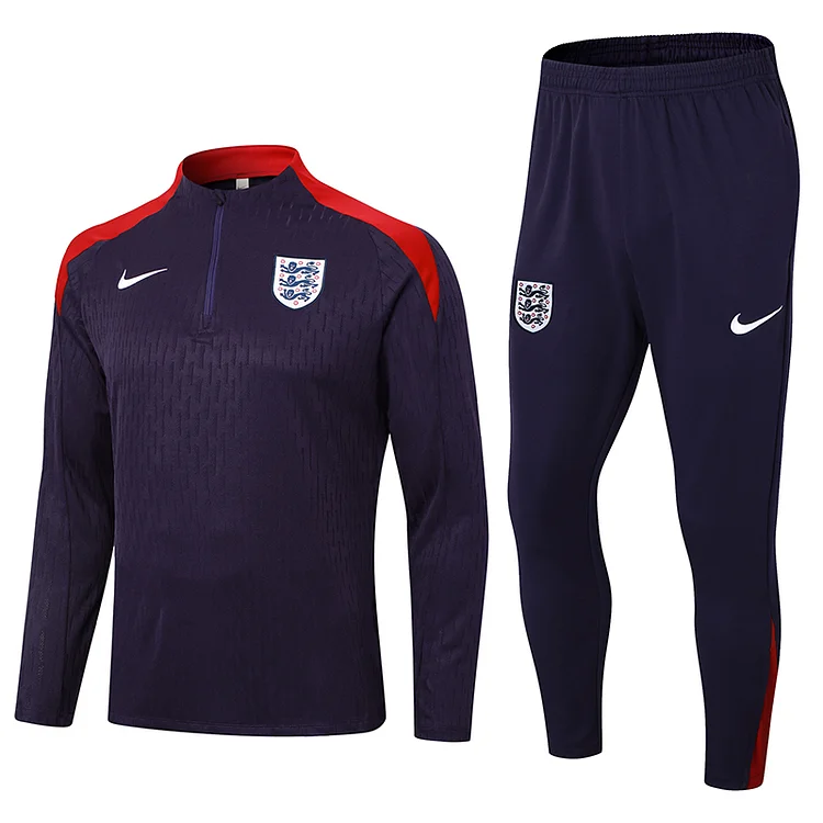 24/25 England Purple Half Zip Training Set