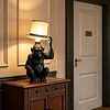 Monkey Table Lamp with Top Hat Animal Desk Lamp for Monkey Lovers Fun Creative Decorative Lamp for Sleep Nursery Office & Home Decor