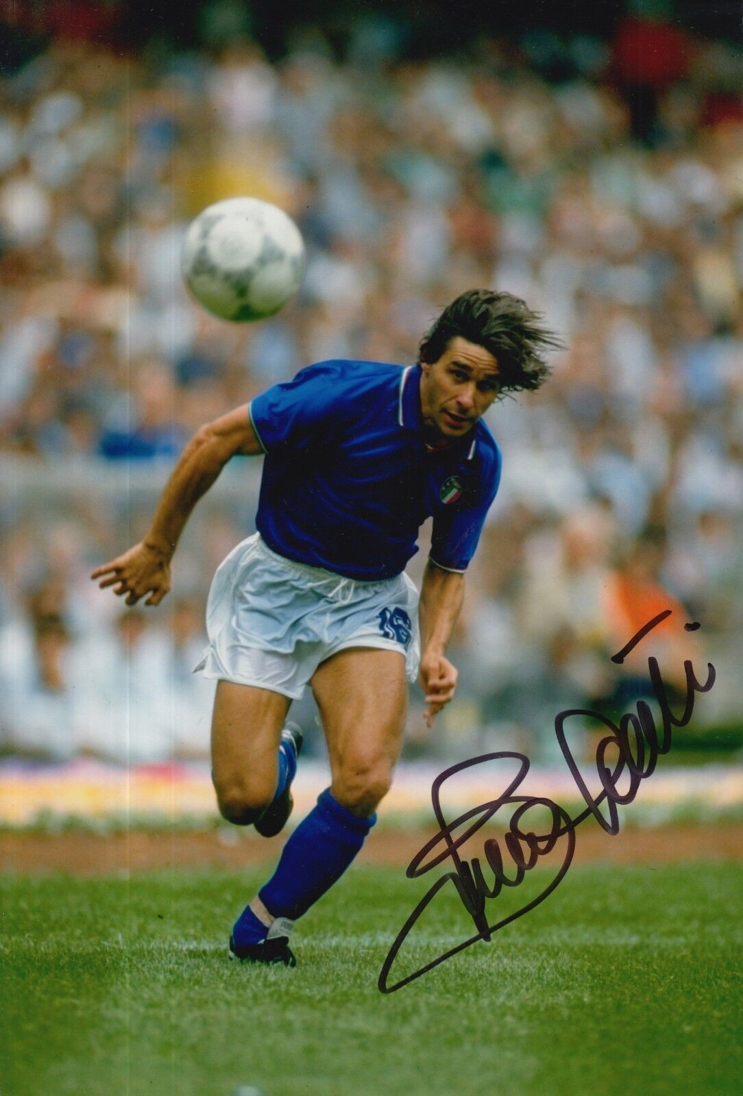 Bruno Conti Hand Signed Italy 12x8 Photo Poster painting 4.