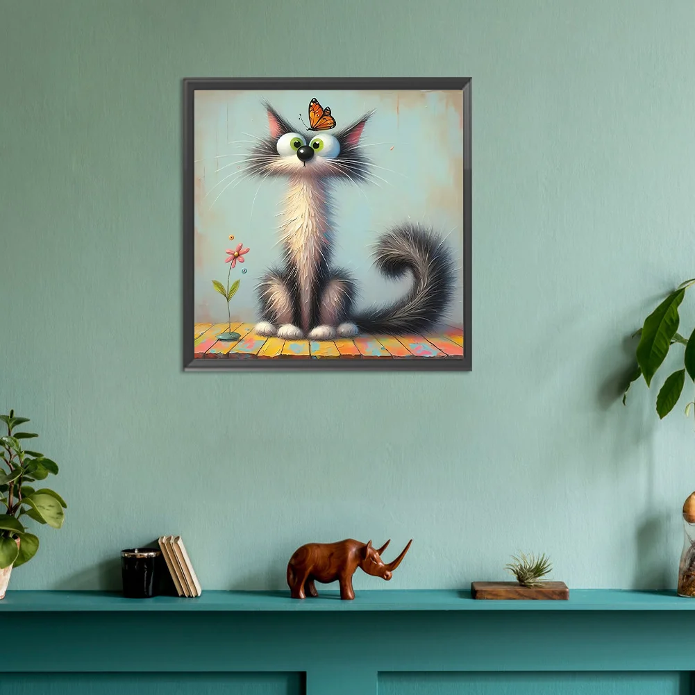 Diamond Painting - Full Round Drill - Cat (Canvas|40*40cm)