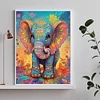 Diamond Painting-DIY Full Round Drill Elephant