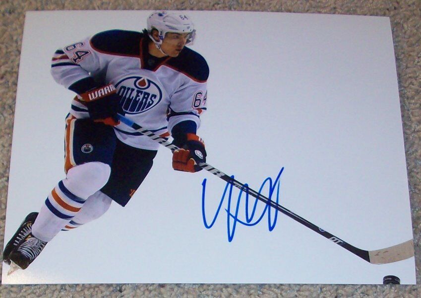 NAIL YAKUPOV SIGNED AUTOGRAPH EDMONTON OILERS 8x10 Photo Poster painting B w/PROOF