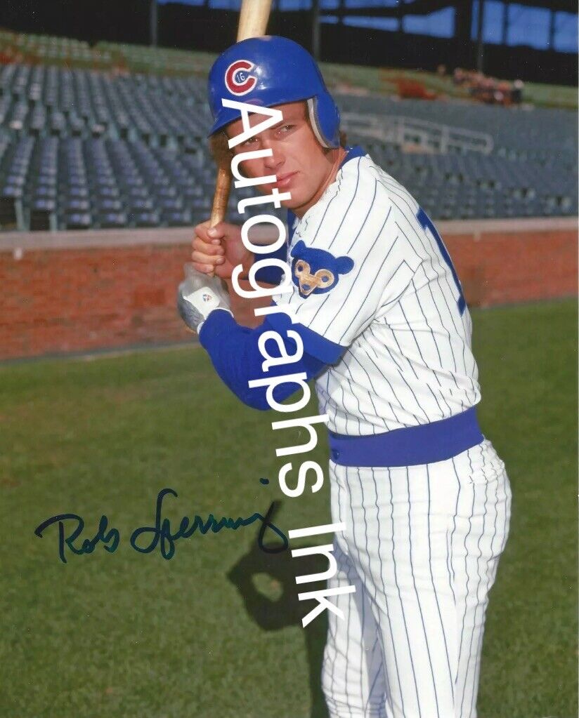 Rob Sperring Autographed 8x10 Chicago Cubs#2