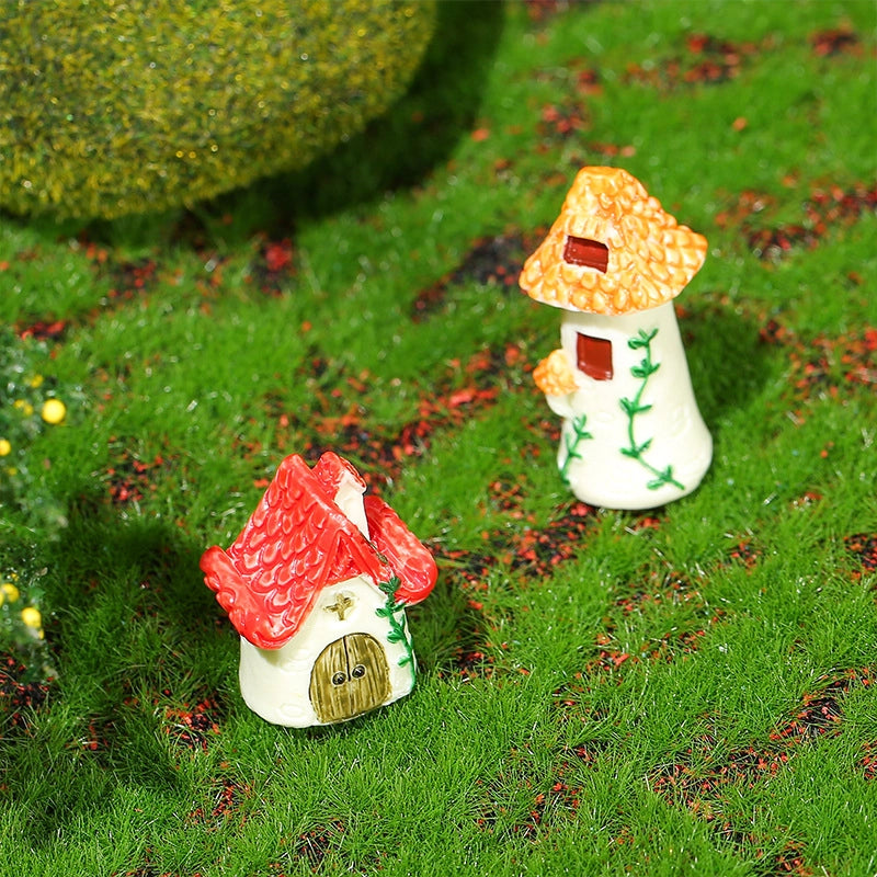 Cute Castle Resin Ornaments Artificial Decorations3