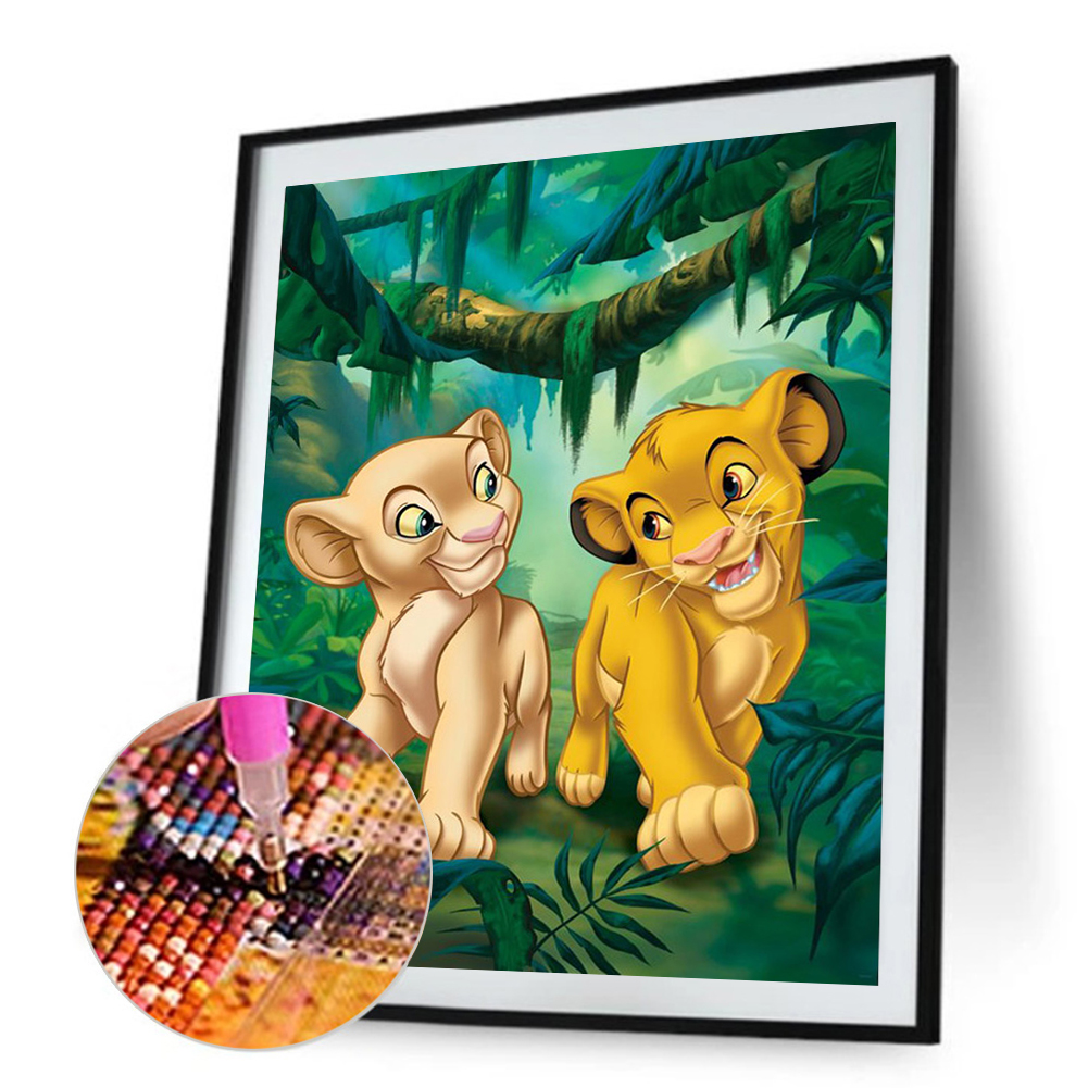 

(Multi-Size) Tiger - Round/Square Drill Diamond Painting - 30*40CM, Round diamond 40*50cm, 501 Original