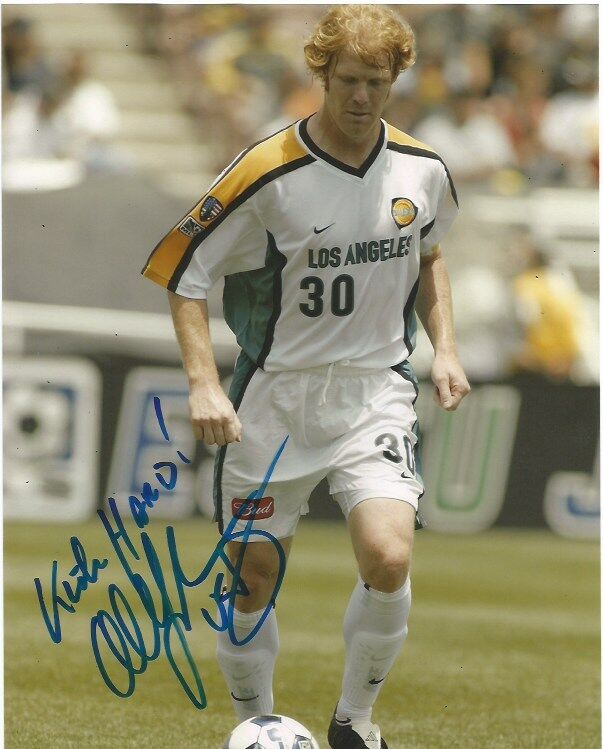 Los Angeles Galaxy Alexi Lalas Autographed Signed 8x10 Photo Poster painting COA