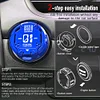 Original Push Start Button Cover, Metal Mecha Car Engine Start Stop Button Protector, Cool Car Accessories Interior Decor Sticker Decals Motorcycle Key Ignition Switch Cover, Blue