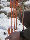 Game and Gear Hoist Block and Tackle Pulley System Plastic Compact Game Lifting Tool for Easy Game Hauling and Gear Management