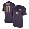 FODEN #11 England Away Soccer Jersey EURO 2024