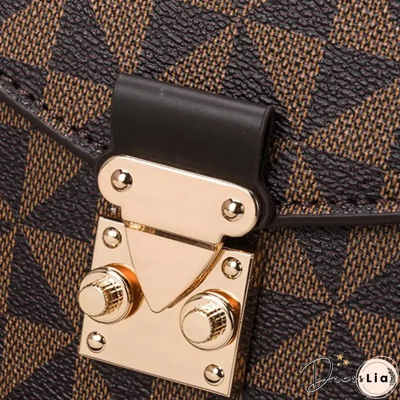 Paziye Check Print Ladies Crossbody Bag