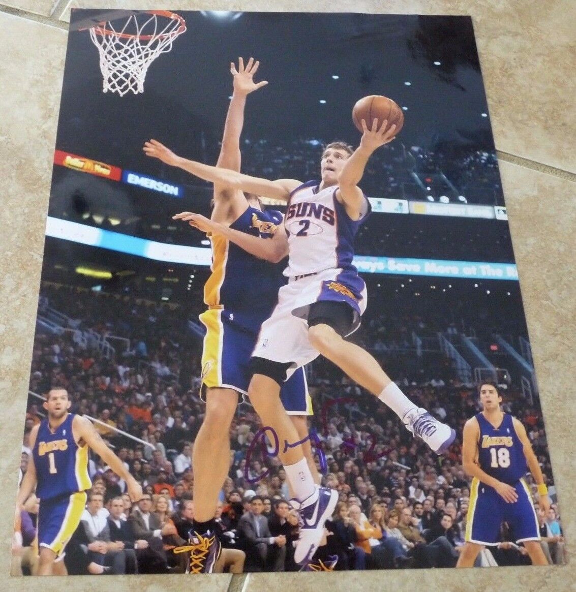 Goran Dragi? Phoenix Suns Signed 11x14 Photo Poster painting PSA Beckett Guarantee 2 F3