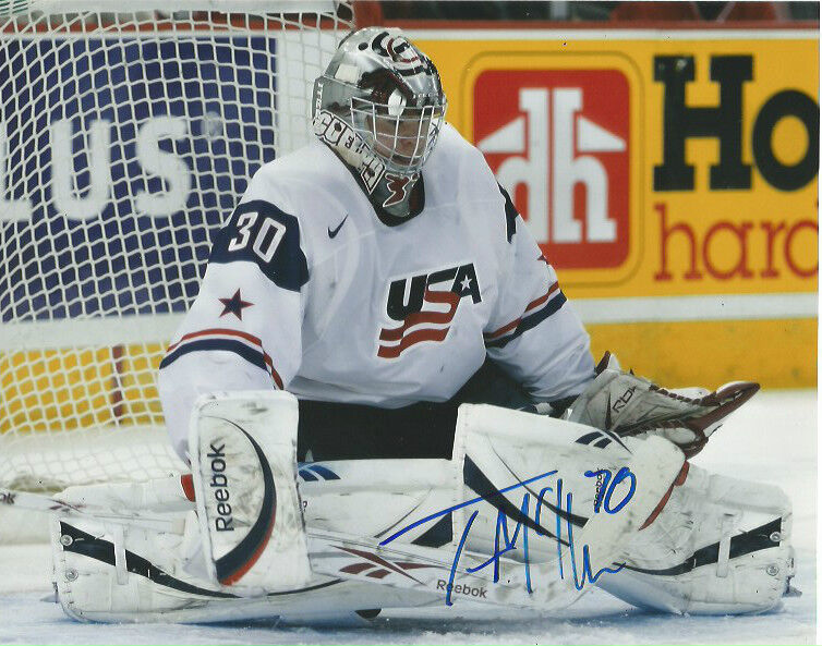 Team USA Thomas McCollum Signed Autographed 8x10 Photo Poster painting COA A