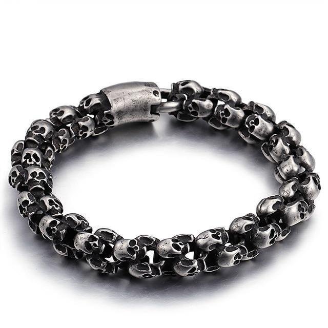 Luxury Metal Skull Bracelet