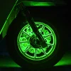Motorcycle Electric Vehicle Wheel Modified Colored Lights Wireless Power Supply Led Wheel Lights