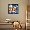 Diamond Painting-DIY Full Round Drill Good Night Bear and Puppy