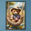 (40*60cm)Bear - Full Round Drill Diamond Painting
