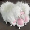Cat Paw Fluffy Gloves With Squeaky Sound Furry Love Cosplay Prop Girls Gift Idea