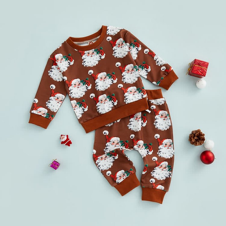 Baby Christmas Santa Claus 2 Pieces Set