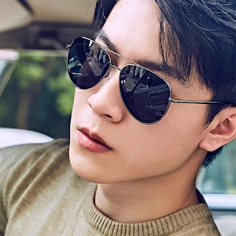 Retro Solid Color Tac Toad Glasses Full Frame Women’s Sunglasses