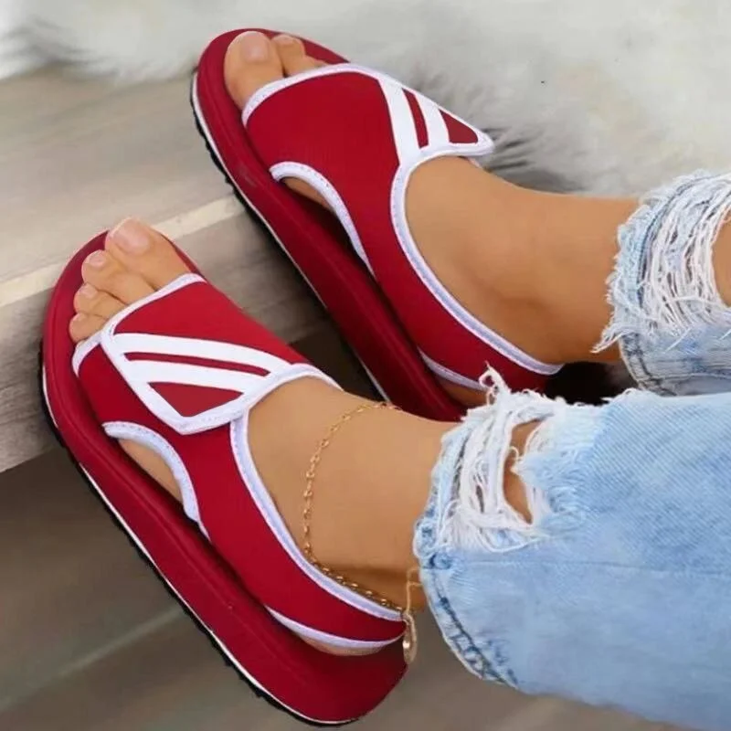 Summer Slippers Women Sandals Mesh Platform Shoes Woman Slippers 2021 Ladies Slides Soft Flats Outdoor Beach Sandalias Plus Size