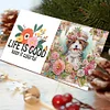 (US Local)6pcs Diamond Painting Greeting Cards DIY Diamond Art Cards Crafts (Dog Garden)