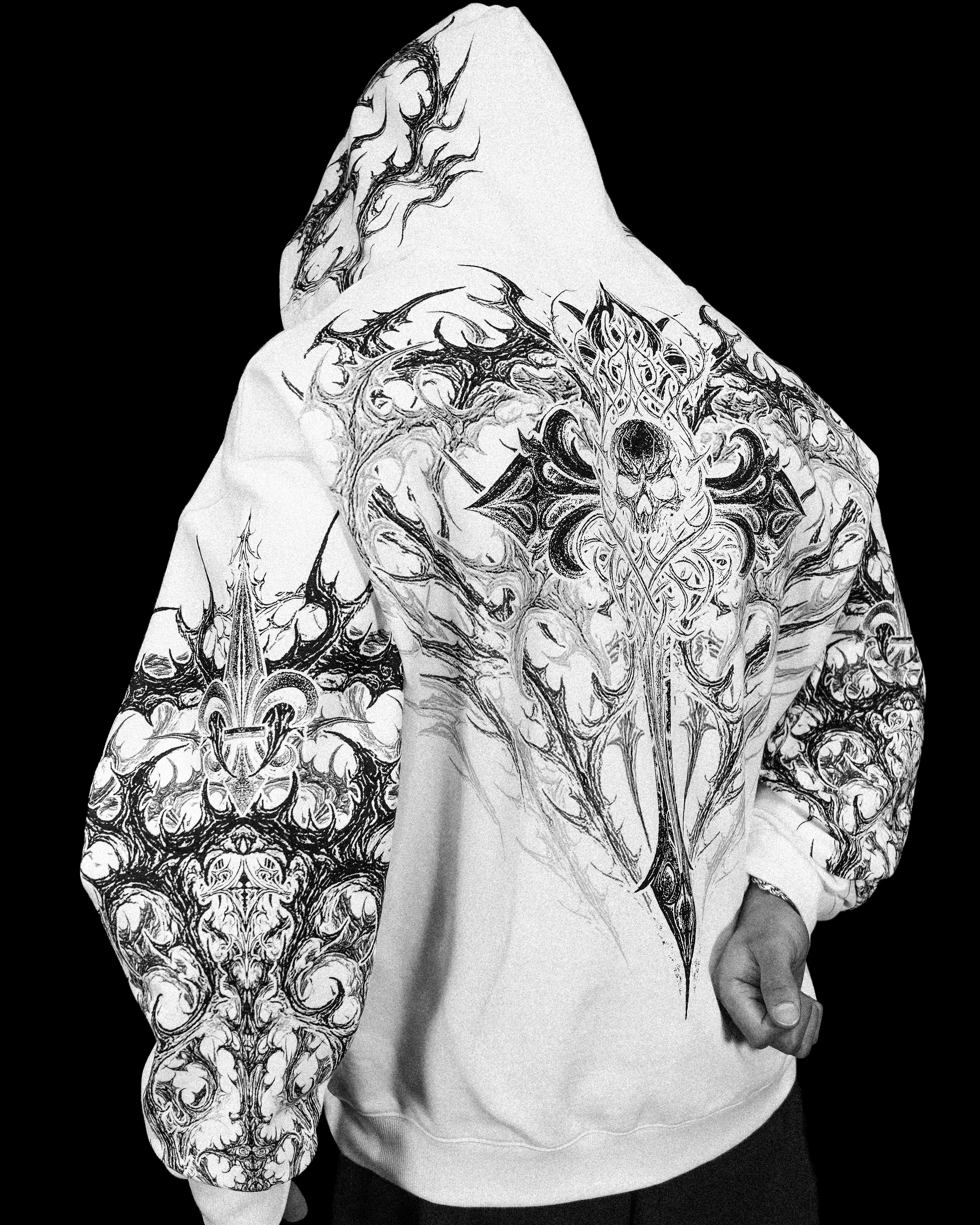 Heavenly Knight Oversized Zipup Hoodie