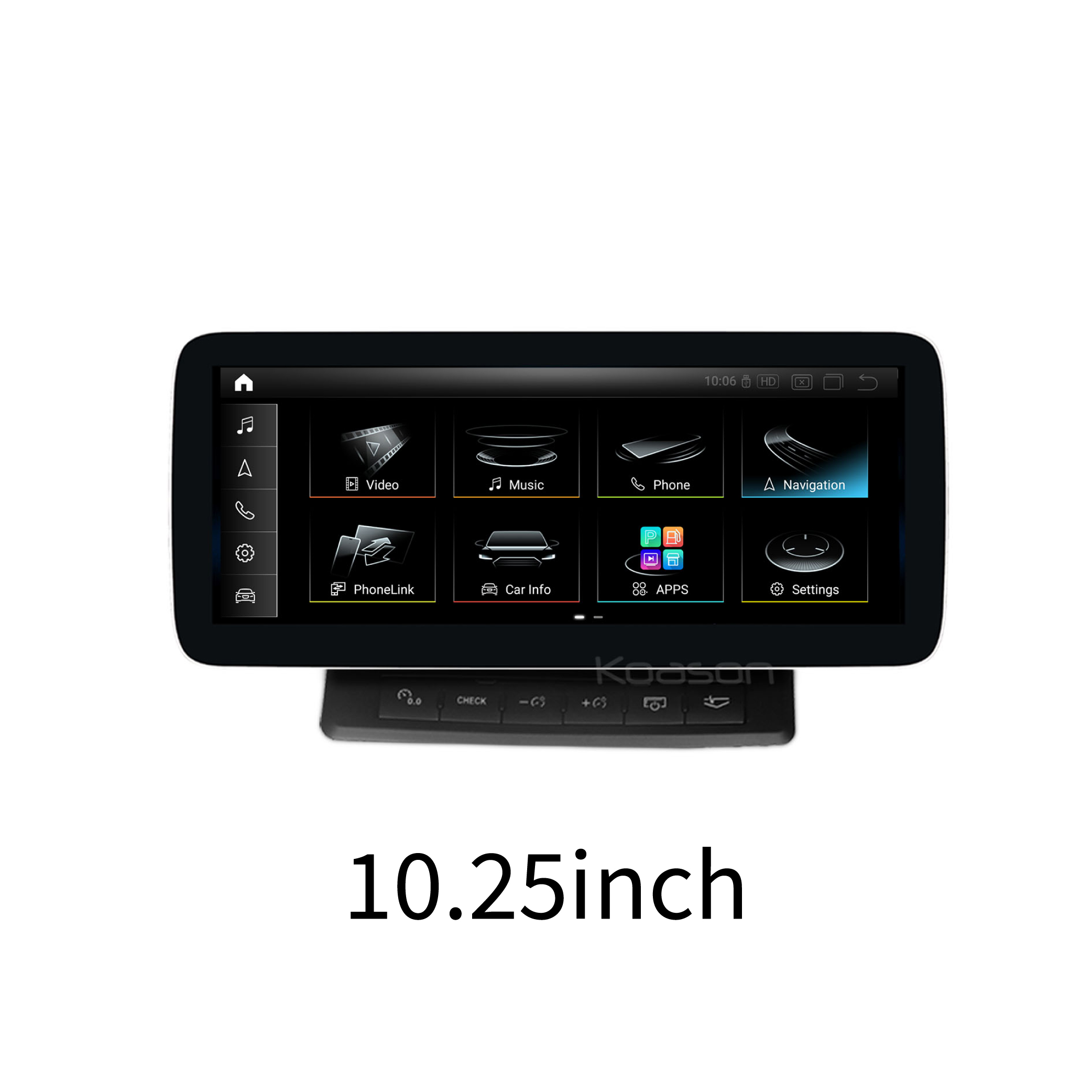 Koason Android Screen Display Upgrade Apple CarPlay Android Auto Car Multimedia Player For Audi A6 