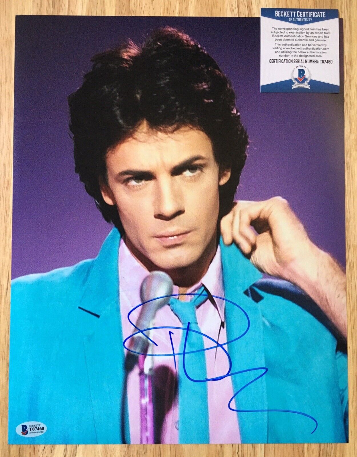 Rick Springfield Signed Photo Poster painting 11x14 Poster ; jesse girl 80s musician BECKETT BAS