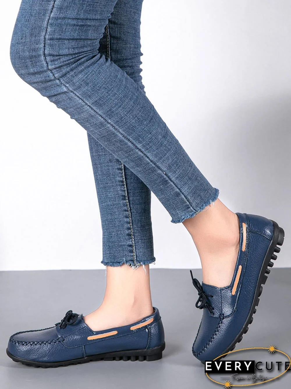 Retro Casual Simple Lace-up Flat Shoes