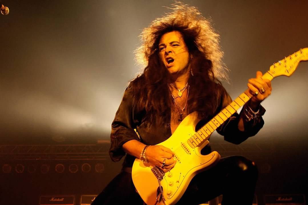 8x10 Photo Poster painting.. Guitar Legend YNGWIE MALMSTEEN ....TOO COOL!