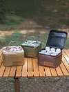 Pepper Spice Storage Jars Set Condiment Jars Organizer Outdoor Barbecue Utensils
