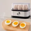 Smart Egg Cooker Stainless Steel Egg Boiler 6 Egg Capacity for Home Kitchen (EU)