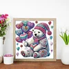 Diamond Painting-DIY Crystal Rhinestone Valentine Polar Bear