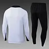 Joyfball 2025/2026 Corinthians Half-Pull Training Suit White Football Shirt 1:1 Thai Quality