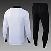 2025/2026 Corinthians Paulista Half-Pull Training Suit White Football Shirt 1:1 Thai Quality Set