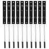 [US Local Warehouse] 10Pcs Flush Mount Extension Bolt with Rod Latch Slide Bolt Lock for French Doors