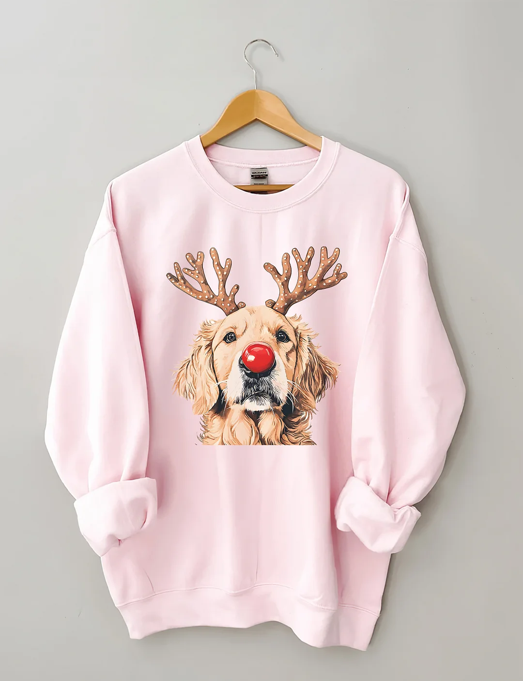 Golden Retriever Reindeer Christmas Sweatshirt