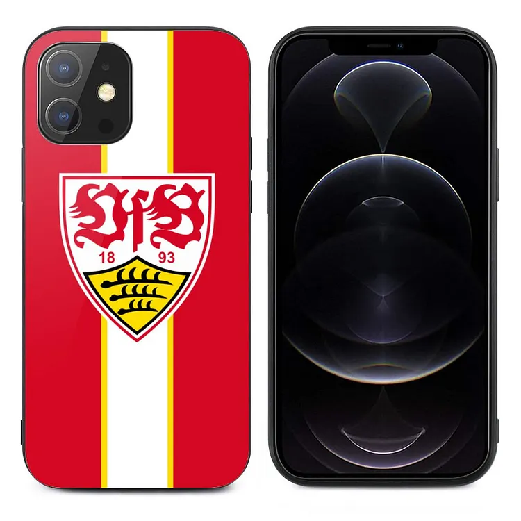 VfB Stuttgart Stofest Glaskasten Handyhllen & Cover Fr IPhone 12