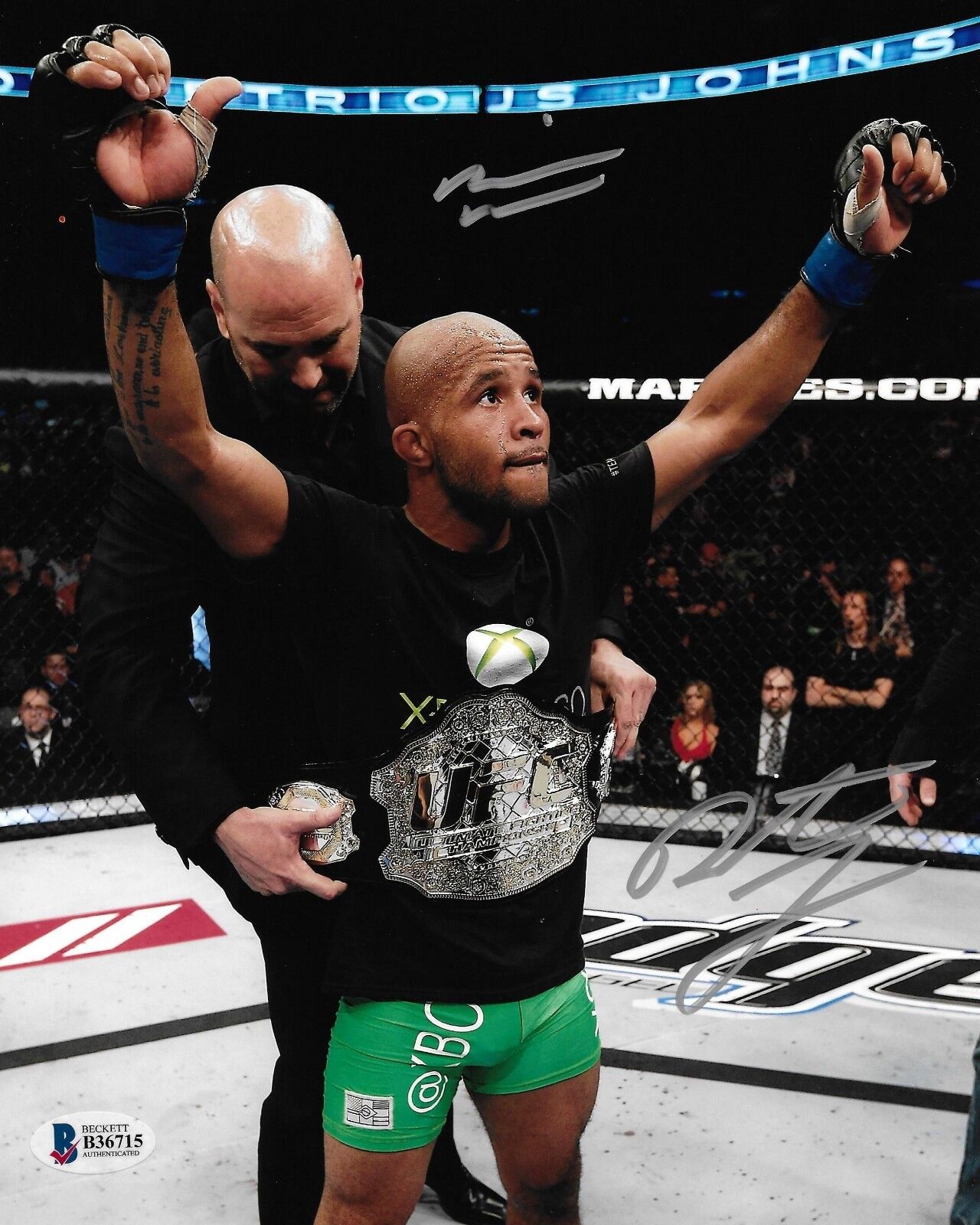 Demetrious Johnson Signed 8x10 Photo Poster painting BAS Beckett COA UFC WEC Picture Autograph S