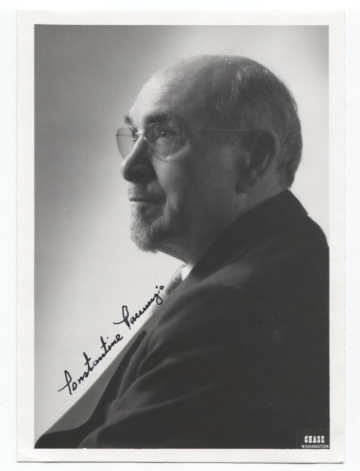 Constantine Panunzio Signed Photo Poster painting Autographed Signature Minister Author