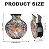 Gras-DIY, k&uuml;nstlerische Vase, Desktop, Diamantkunstkit, doppelseitiger Bohrer, Wohnaccessoire