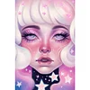 uk.everydayedeals (Limited Stock)Diamond Painting - Round AB Drills - Dark Candy Girl(45*65cm)